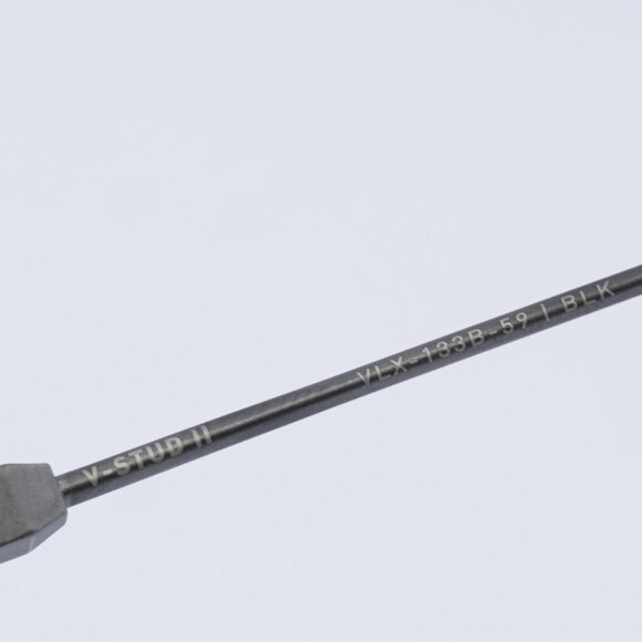 Valentino V-STUD-II VLX-133B Eyeglasses Black Rhodium 59mm Aviator Frame - Picture 8 of 11